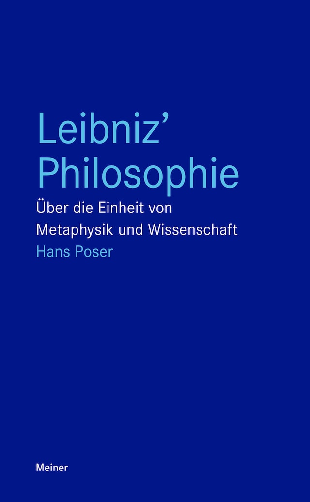 Boekomslag van Leibniz' Philosophie