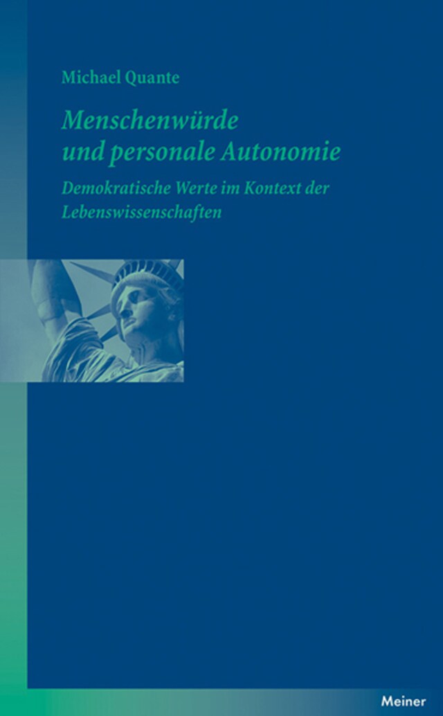 Kirjankansi teokselle Menschenwürde und personale Autonomie