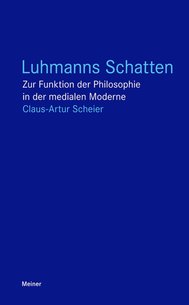 Boekomslag van Luhmanns Schatten