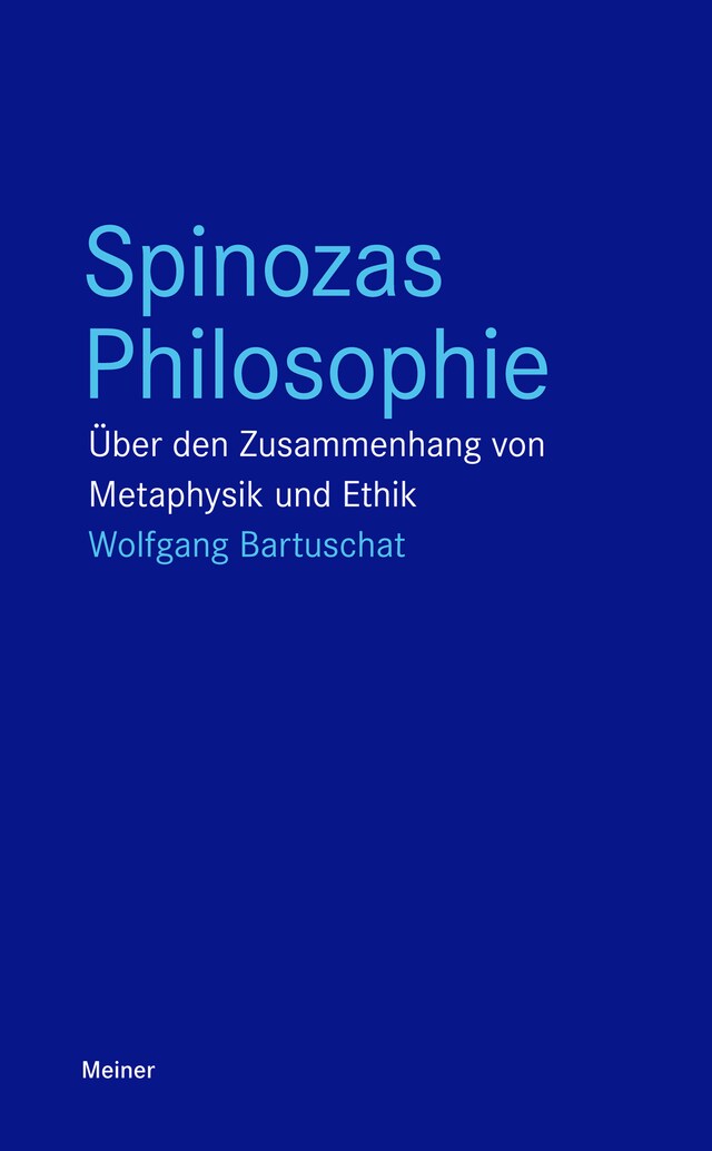 Boekomslag van Spinozas Philosophie
