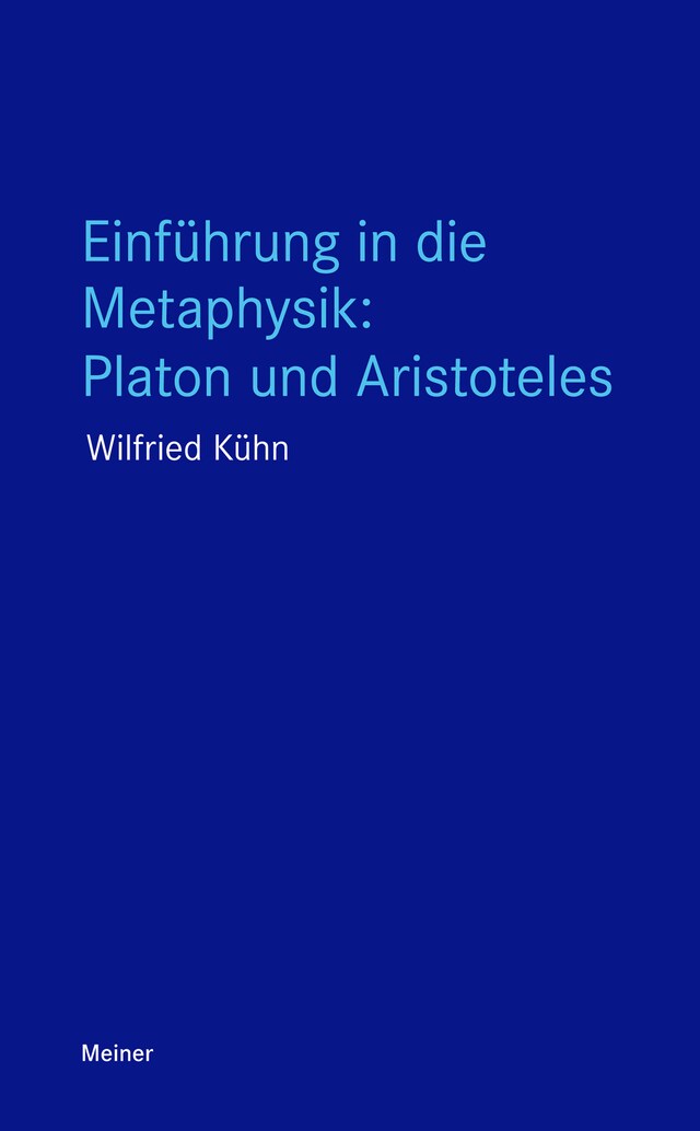 Boekomslag van Einführung in die Metaphysik: Platon und Aristoteles