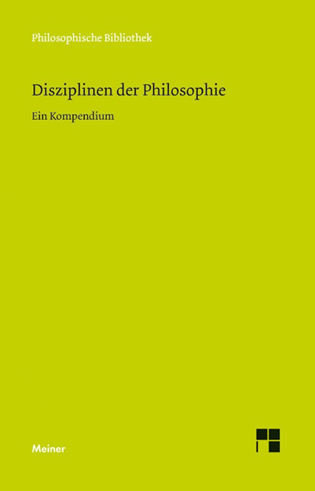 Book cover for Disziplinen der Philosophie