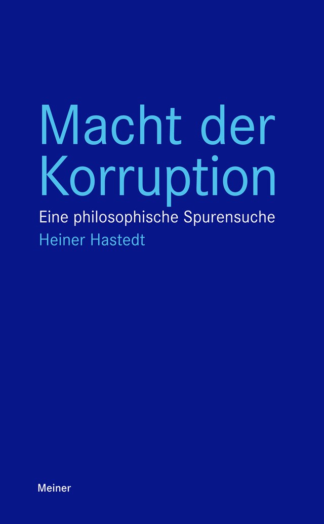 Book cover for Macht der Korruption