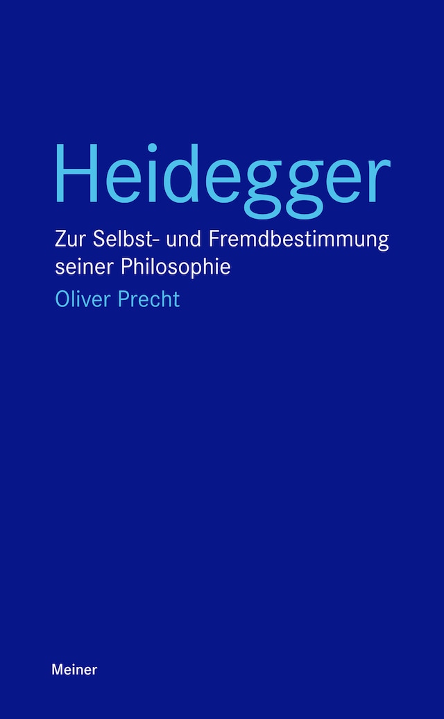 Book cover for Heidegger