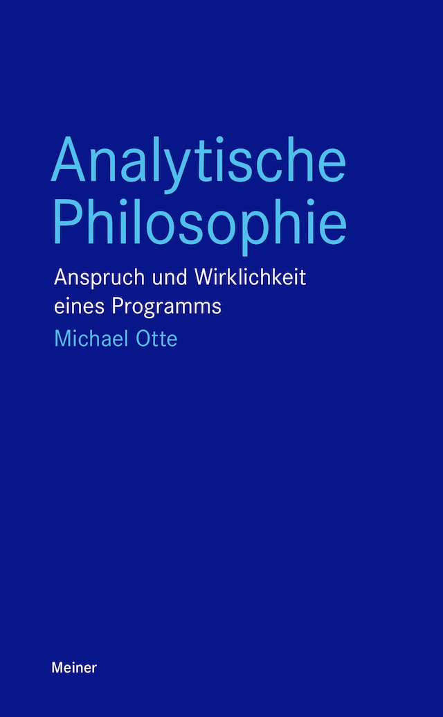 Boekomslag van Analytische Philosophie
