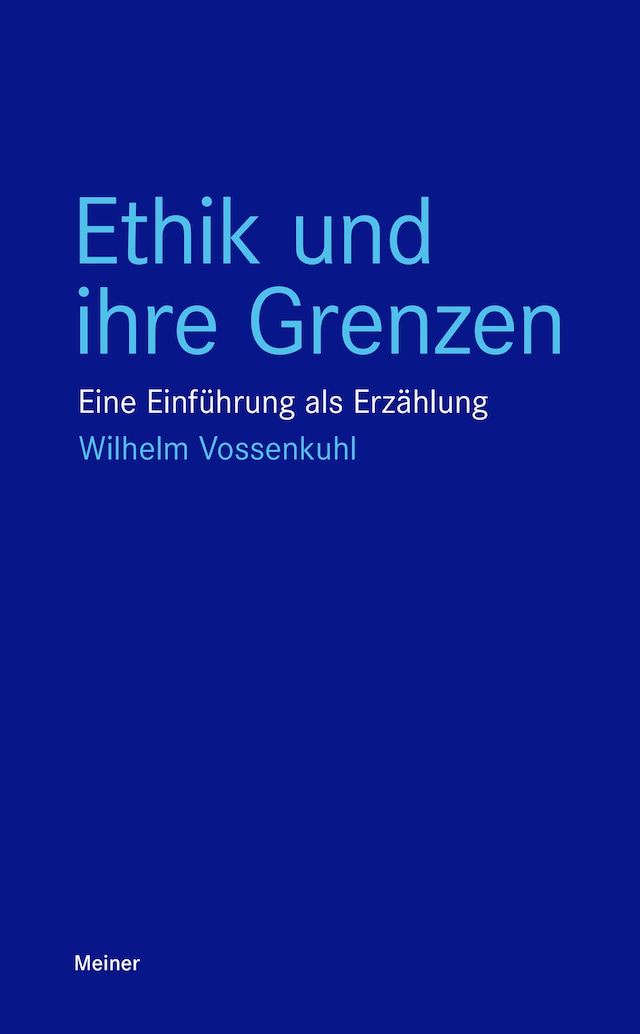 Book cover for Ethik und ihre Grenzen