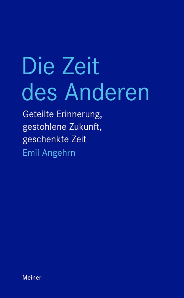 Book cover for Die Zeit des Anderen