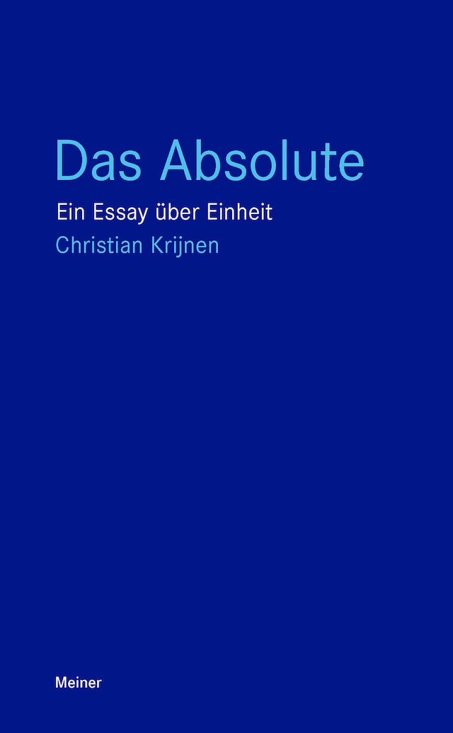 Boekomslag van Das Absolute