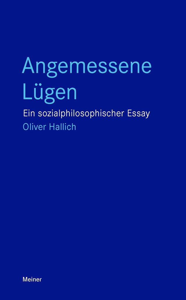 Okładka książki dla Angemessene Lügen