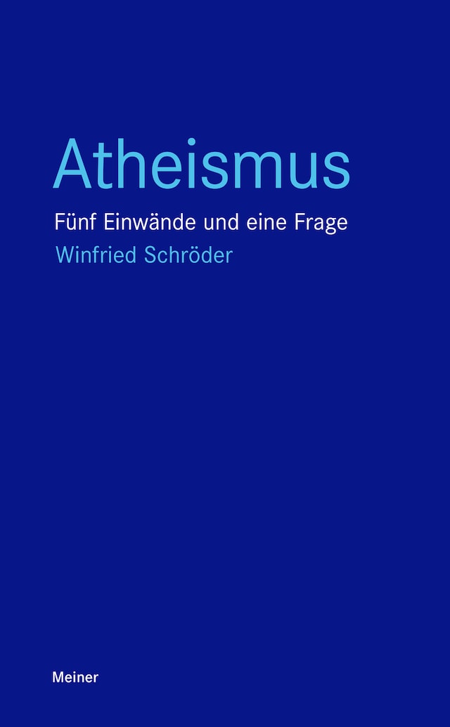 Boekomslag van Atheismus