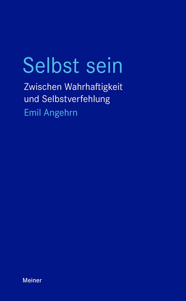 Copertina del libro per Selbst sein