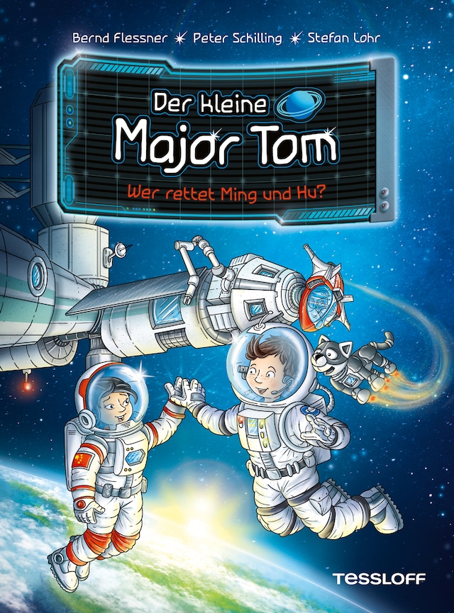 Book cover for Der kleine Major Tom. Band 11. Wer rettet Ming und Hu?