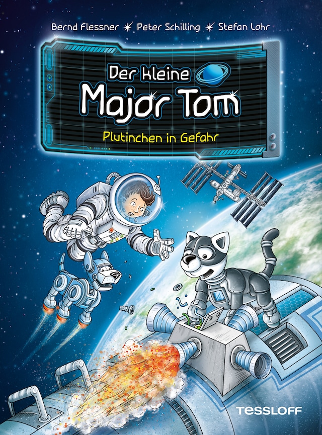 Copertina del libro per Der kleine Major Tom. Band 12. Plutinchen in Gefahr