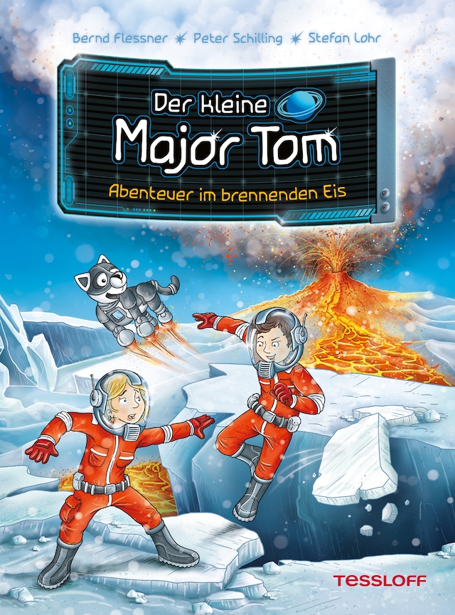 Buchcover für Der kleine Major Tom. Band 14. Abenteuer im brennenden Eis