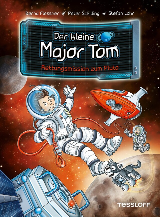 Kirjankansi teokselle Der kleine Major Tom. Band 17. Rettungsmission zum Pluto