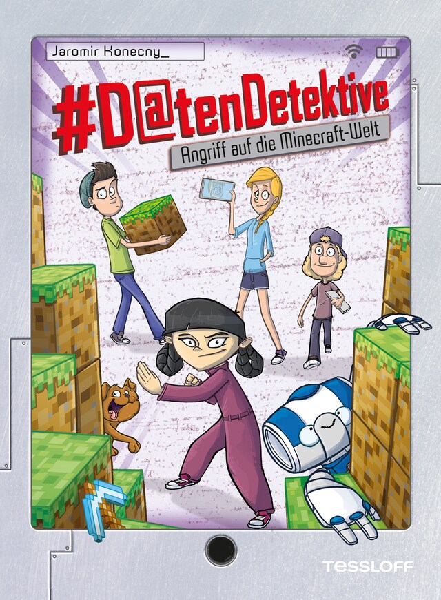 Book cover for #Datendetektive. Band 5. Angriff auf die Minecraft-Welt