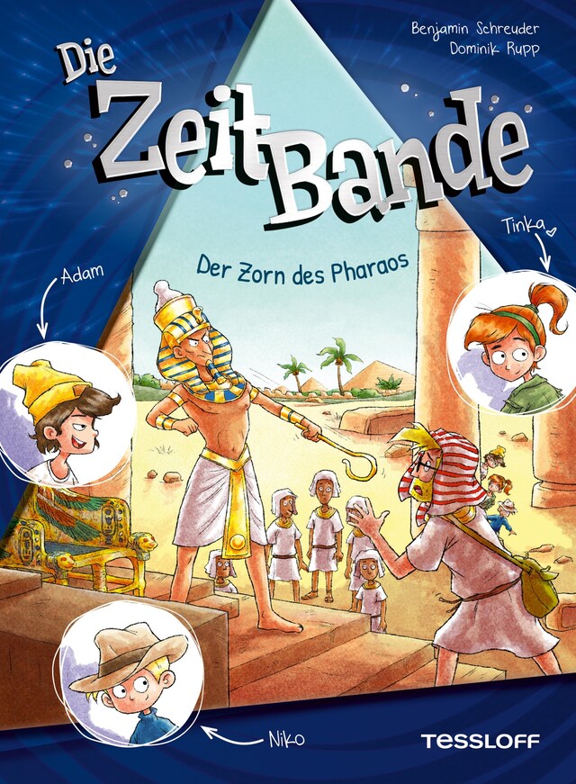 Kirjankansi teokselle Die ZeitBande. Band 1. Der Zorn des Pharaos