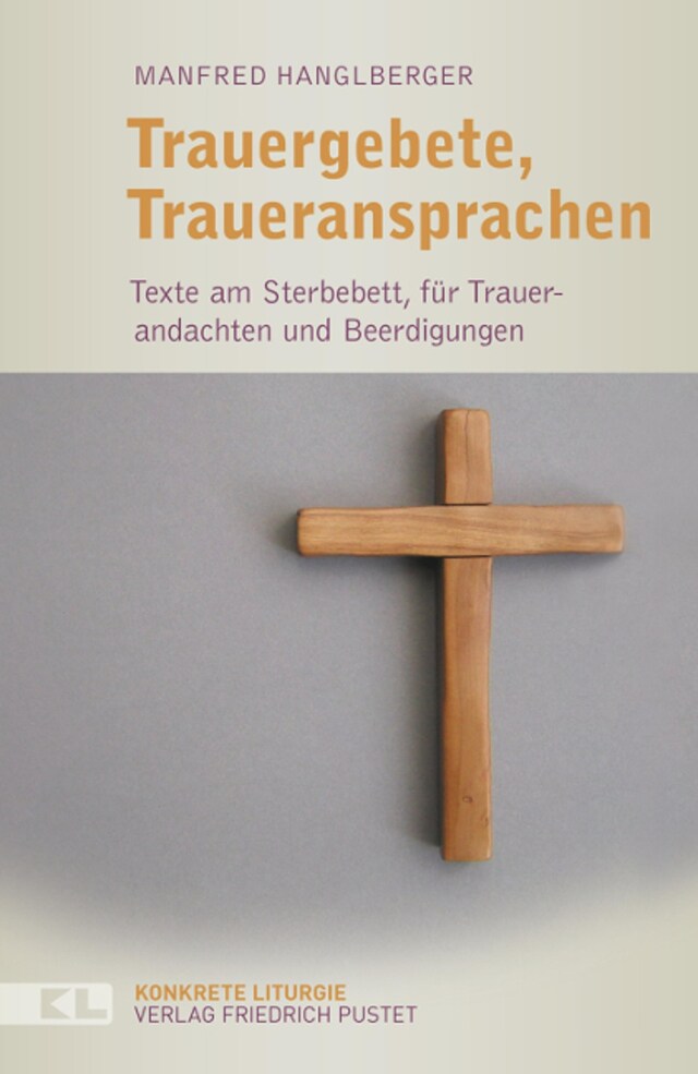 Buchcover für Trauergebete, Traueransprachen