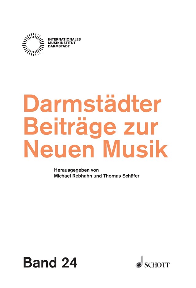 Boekomslag van Darmstädter Beiträge zur neuen Musik