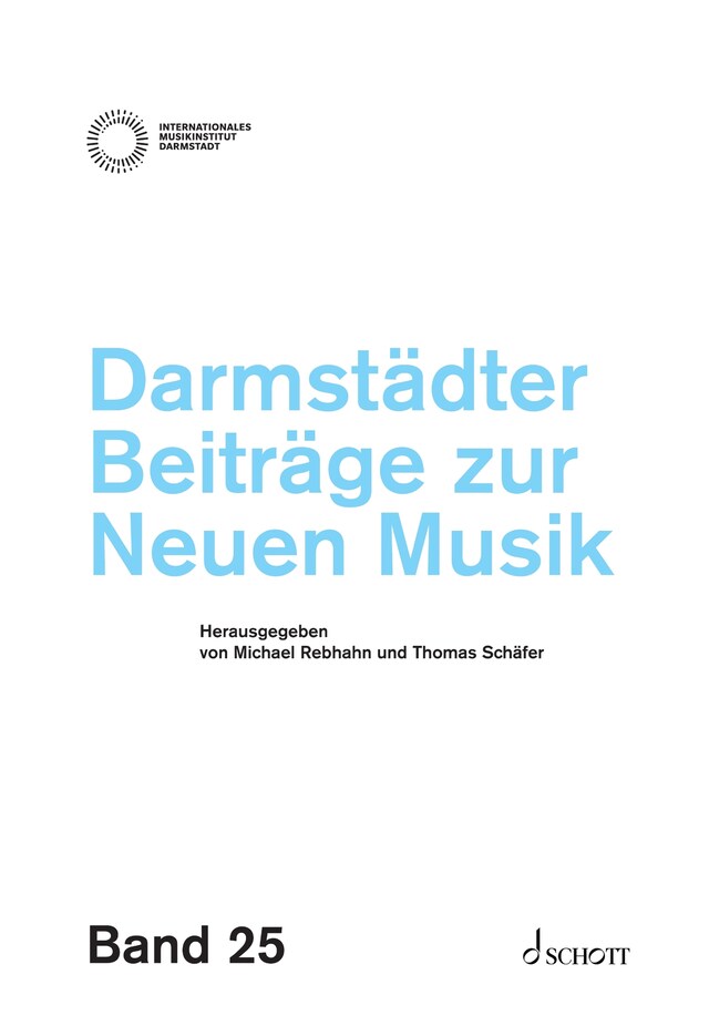 Book cover for Darmstädter Beiträge zur neuen Musik