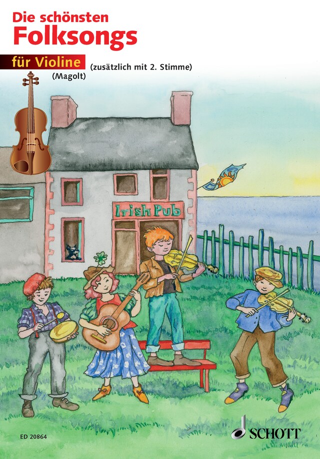 Buchcover für Die schönsten Folksongs