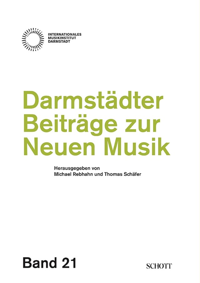 Boekomslag van Darmstädter Beiträge zur neuen Musik