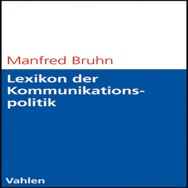 Buchcover für Lexikon der Kommunikationspolitik