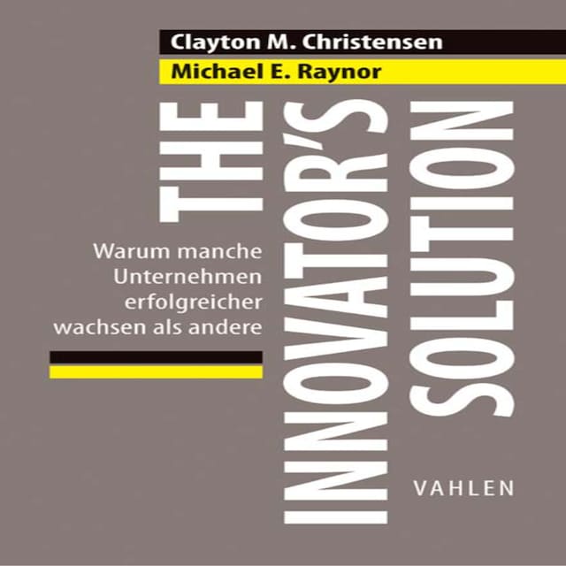 Book cover for The Innovator's Solution