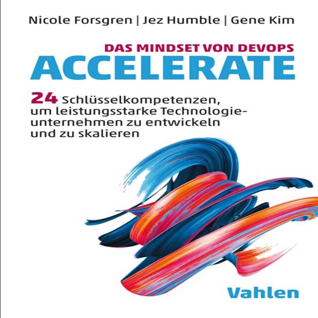 Book cover for Das Mindset von DevOps. Accelerate