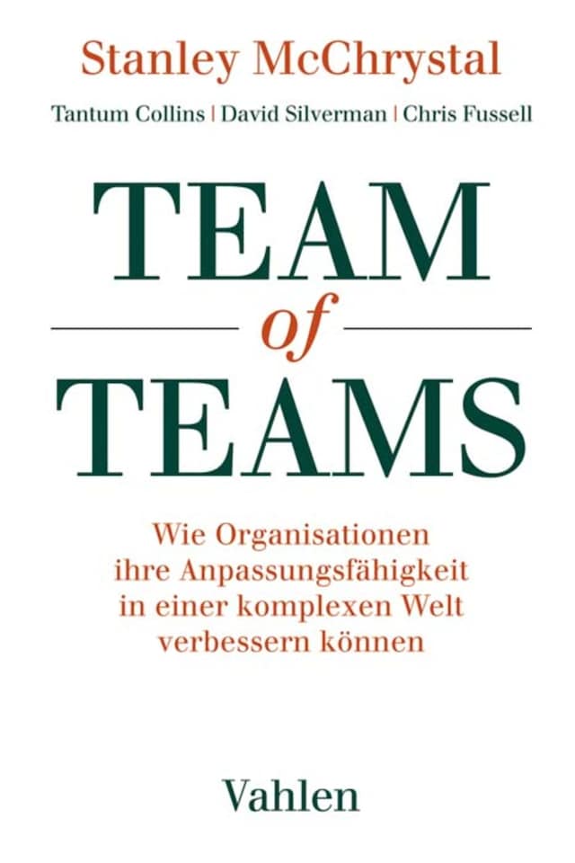 Kirjankansi teokselle Team of Teams