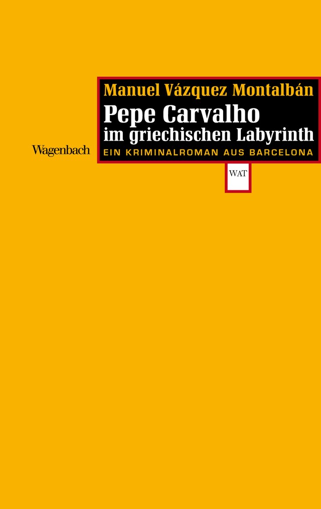 Buchcover für Carvalho im griechischen Labyrinth