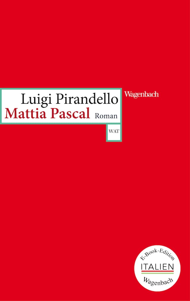 Book cover for Mattia Pascal