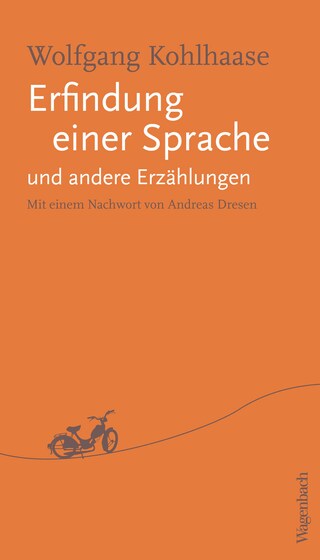 Erfindung einer Sprache und andere Erzählungen bookCoverFor