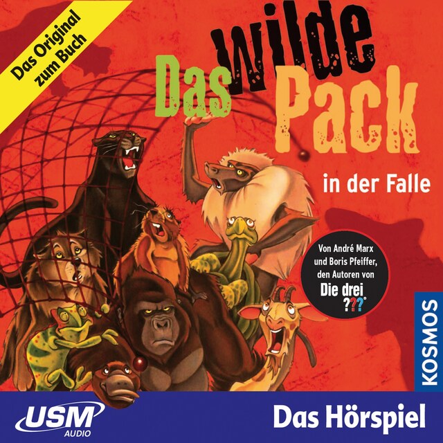 Book cover for Das wilde Pack - in der Falle