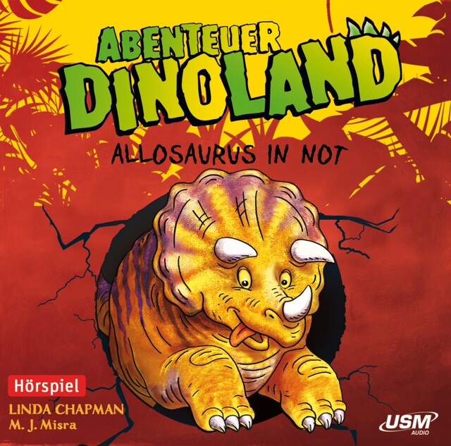 Portada de libro para Abenteuer Dinoland - Alosaurus in Not