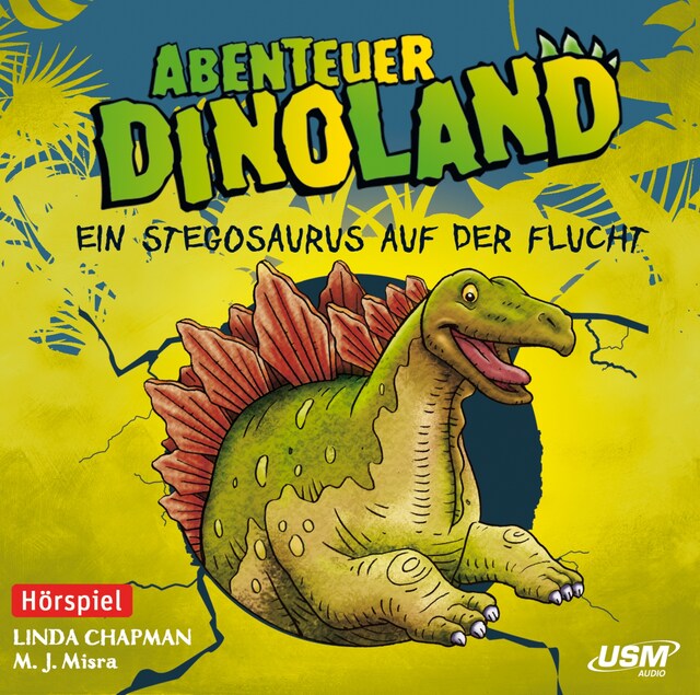 Boekomslag van Abenteuer Dinoland - Ein Stegosaurus auf der Flucht
