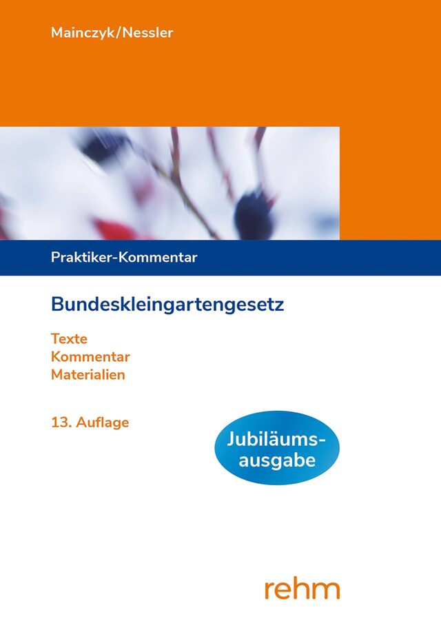 Copertina del libro per Bundeskleingartengesetz