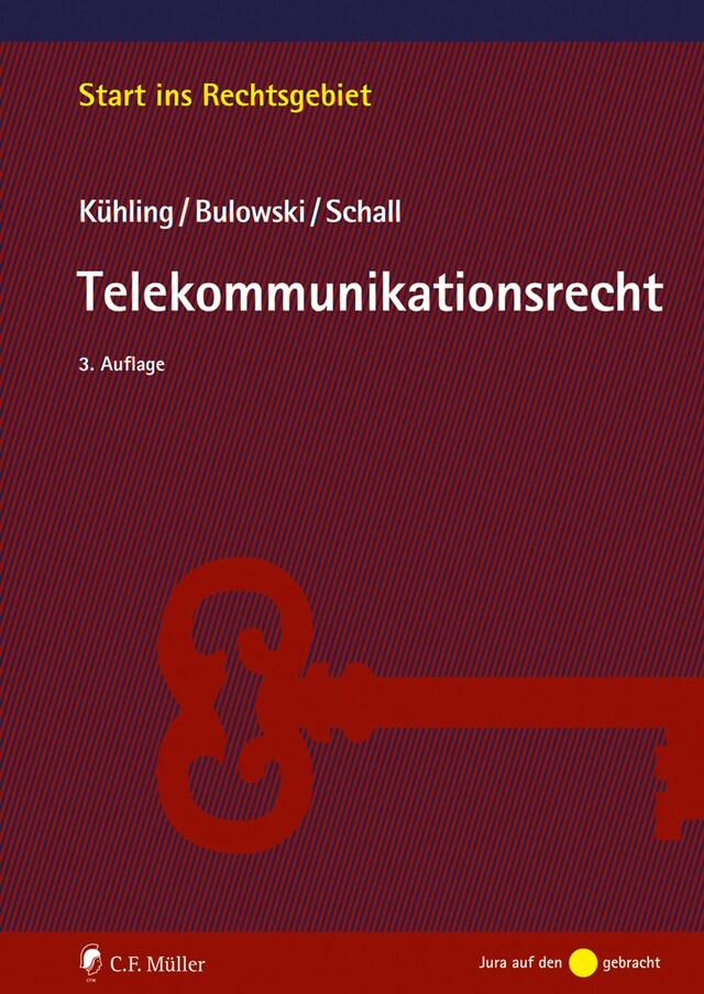 Kirjankansi teokselle Telekommunikationsrecht