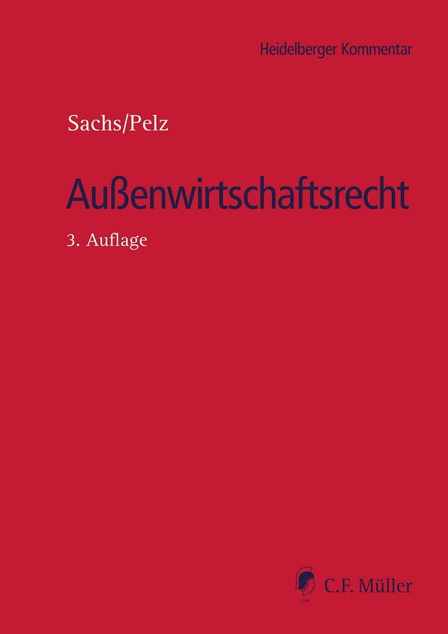 Book cover for Außenwirtschaftsrecht