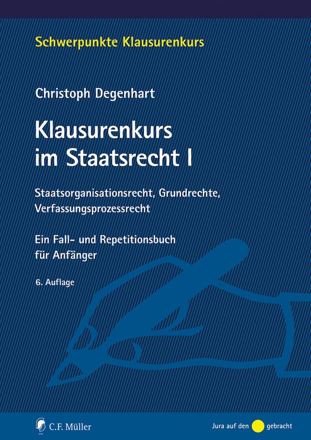 Buchcover für Klausurenkurs im Staatsrecht I