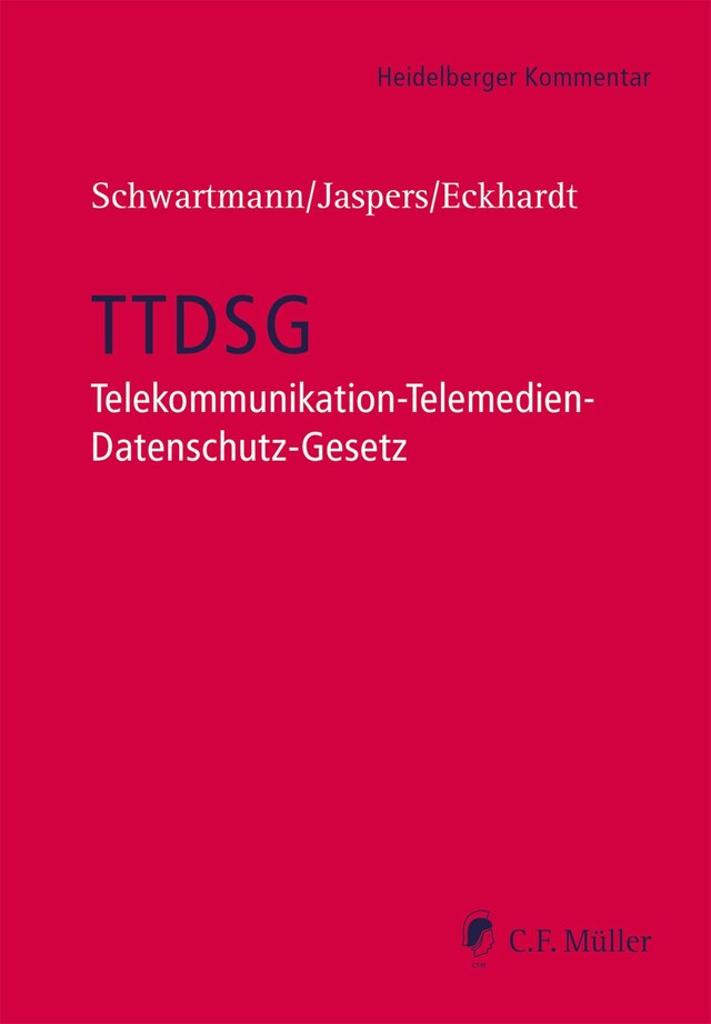 TTDSG – Telekommunikation-Telemedien-Datenschutz-Gesetz Book cover for TTDSG – Telekommunikation-Telemedien-Datenschutz-Gesetz