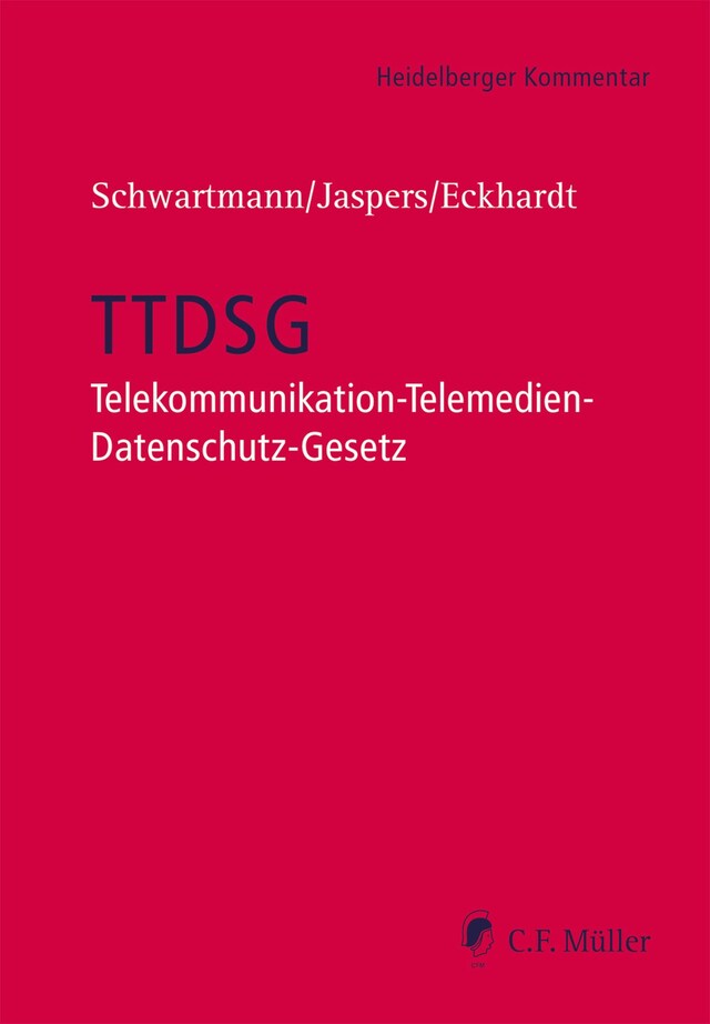 Buchcover für TTDSG – Telekommunikation-Telemedien-Datenschutz-Gesetz