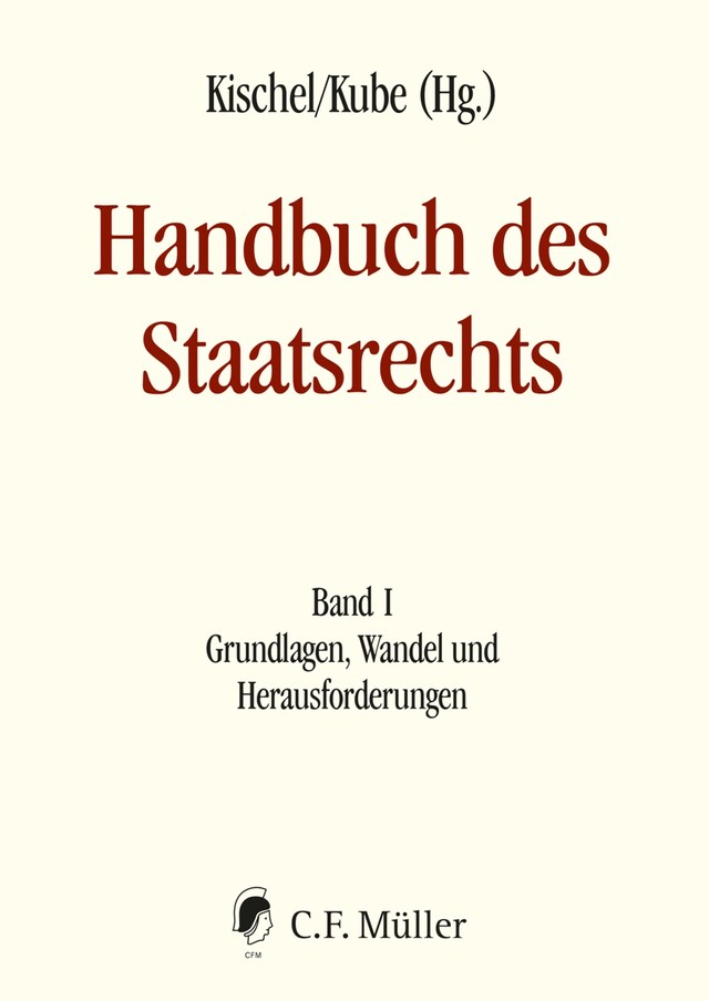 Buchcover für Handbuch des Staatsrechts - Neuausgabe