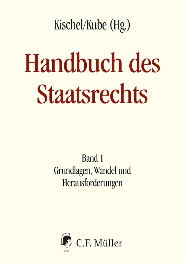 Buchcover für Handbuch des Staatsrechts - Neuausgabe