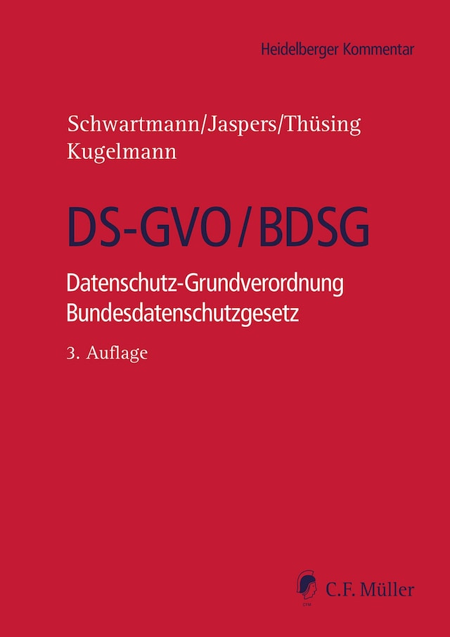 Bokomslag for DS-GVO/BDSG