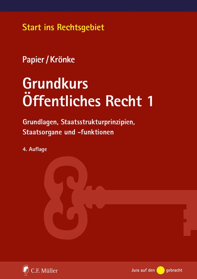 Boekomslag van Grundkurs Öffentliches Recht 1