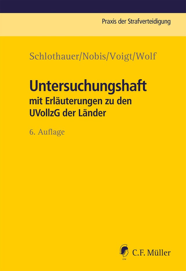 Buchcover für Untersuchungshaft