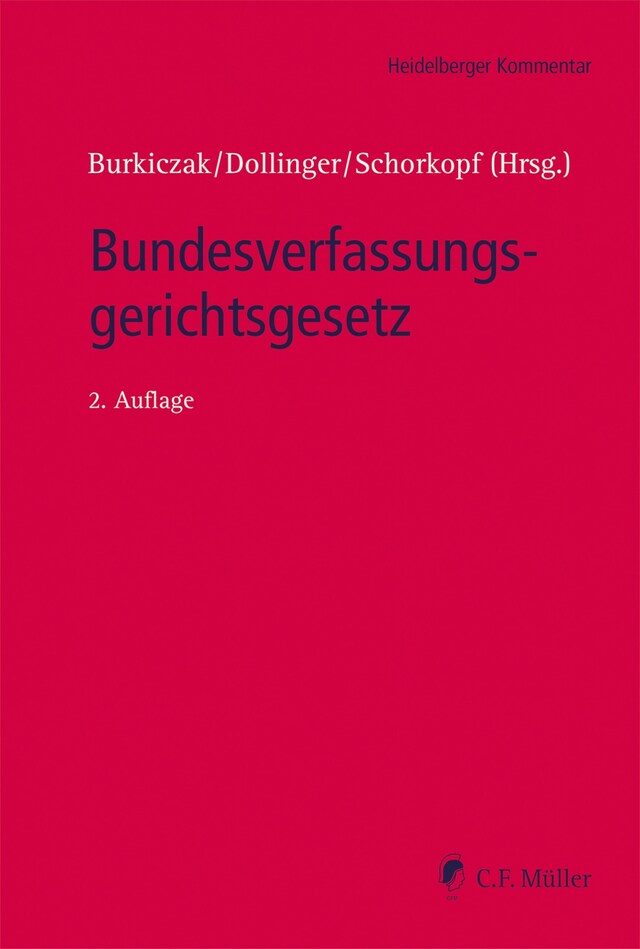 Book cover for Bundesverfassungsgerichtsgesetz, eBook