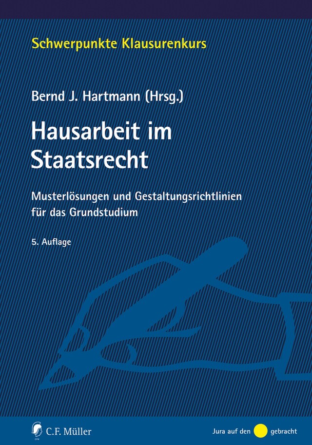 Buchcover für Hausarbeit im Staatsrecht