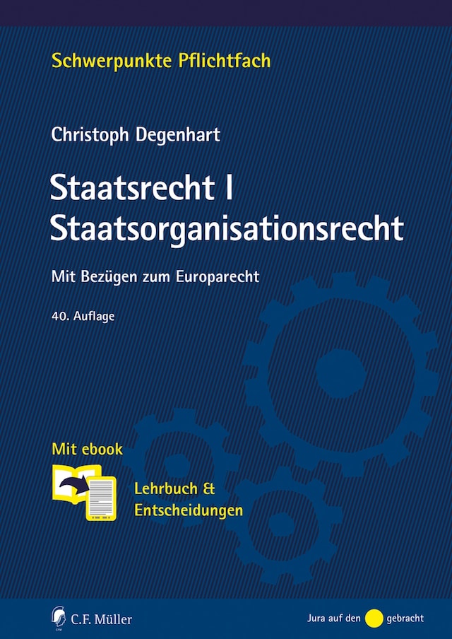 Buchcover für Staatsrecht I. Staatsorganisationsrecht